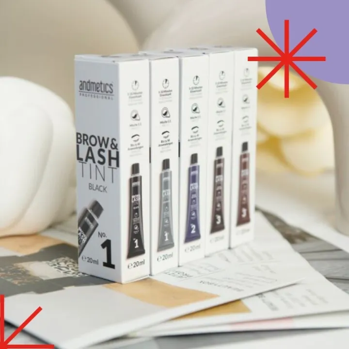 Augenbrauen- & Wimpernfarbe (div. Farben)