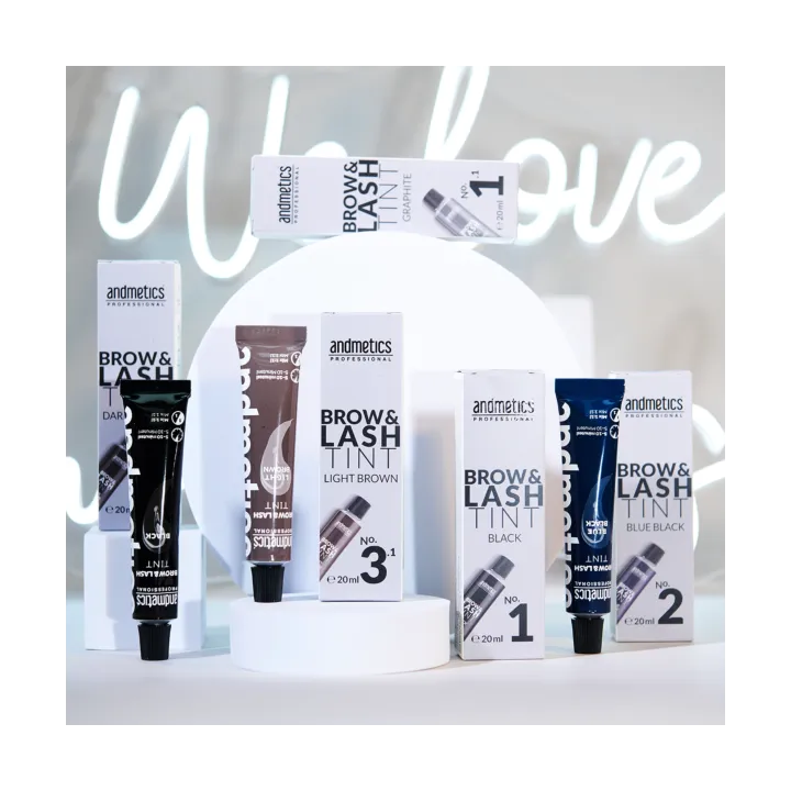 Augenbrauen- & Wimpernfarbe (div. Farben)