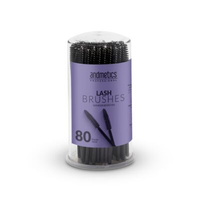 andmetics pro lash brushes 80