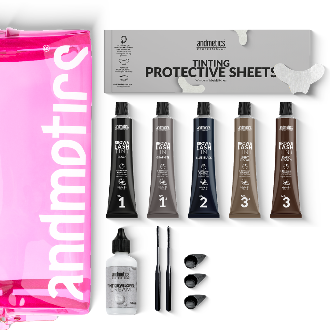 andmetics pro tinting starter set